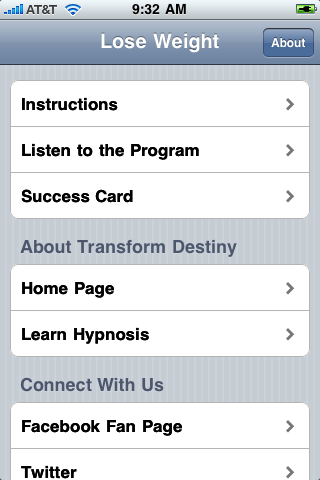 lose weight hypnosis iphone app
