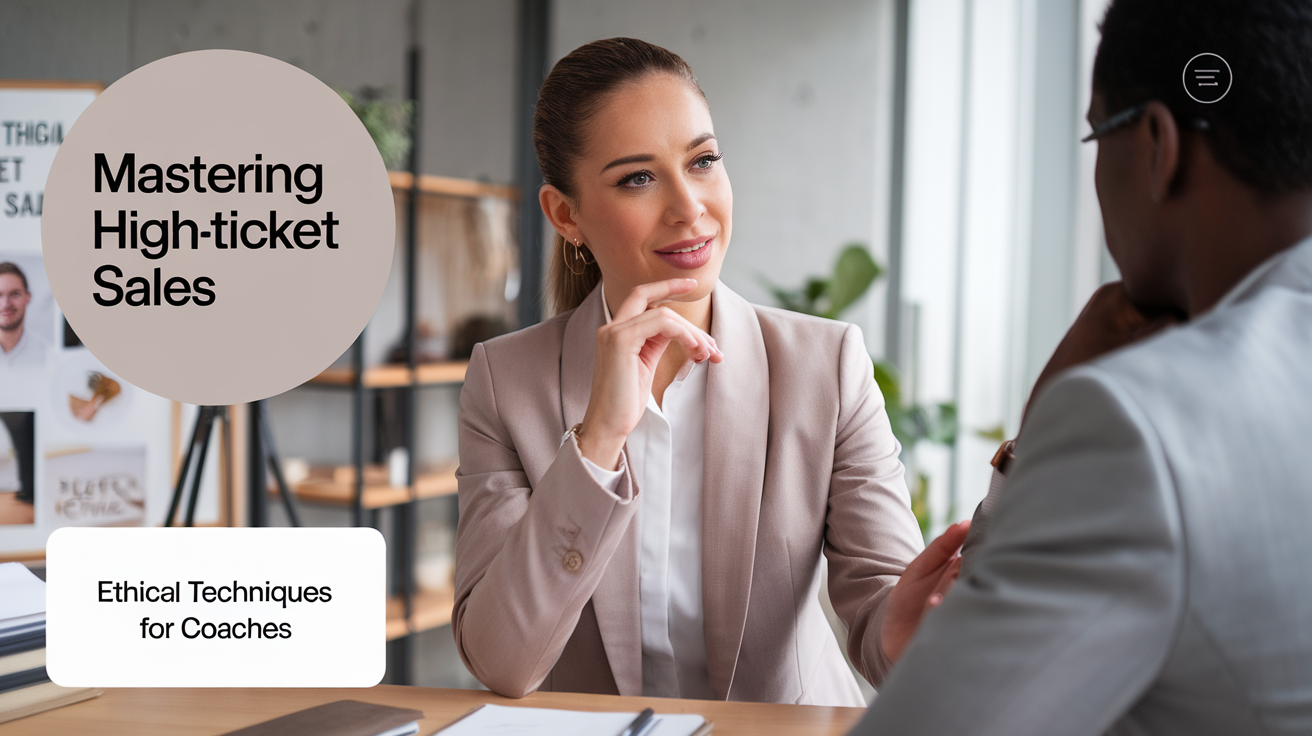 Mastering High-Ticket Sales: Ethical Techniques for Coaches and Consultants